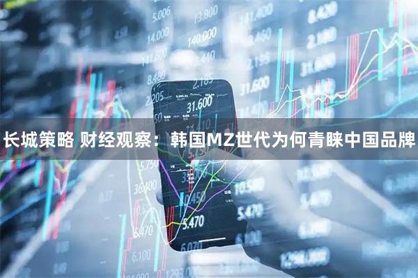 长城策略 财经观察：韩国MZ世代为何青睐中国品牌